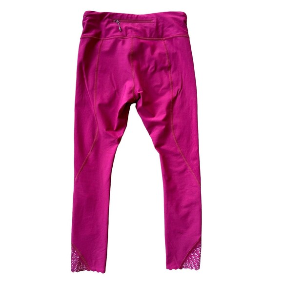 Lululemon Red Tight Stuff Cropped Leggings Size 6 - Picture 1 of 7